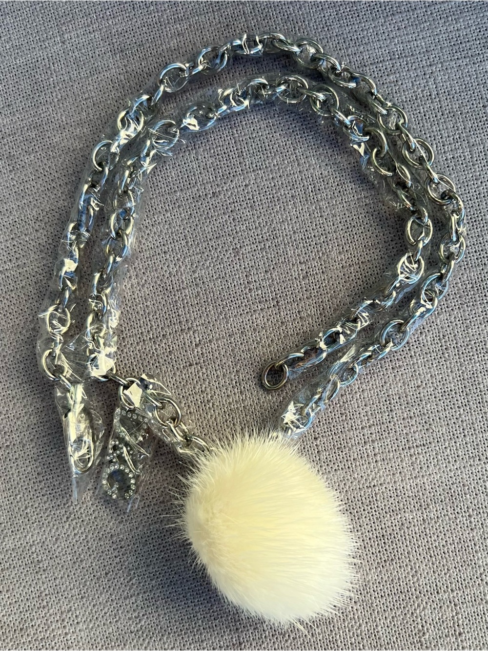 New Dolce Gabbana Necklace with Fur Charm - Picture 3 of 3